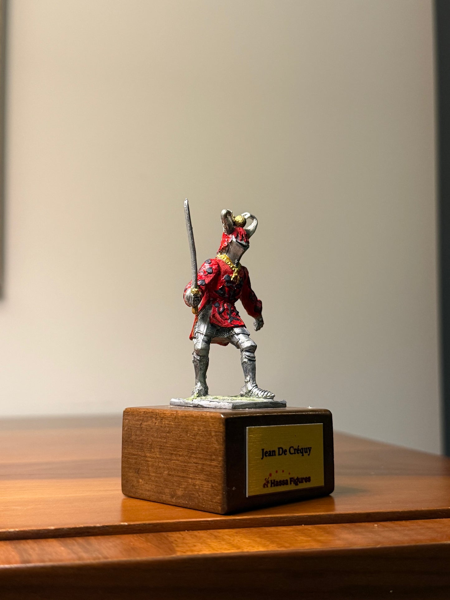 Jean de Créquy – French Knight (Hundred Years’ War) Hand-Painted Miniature Figure – 54 mm