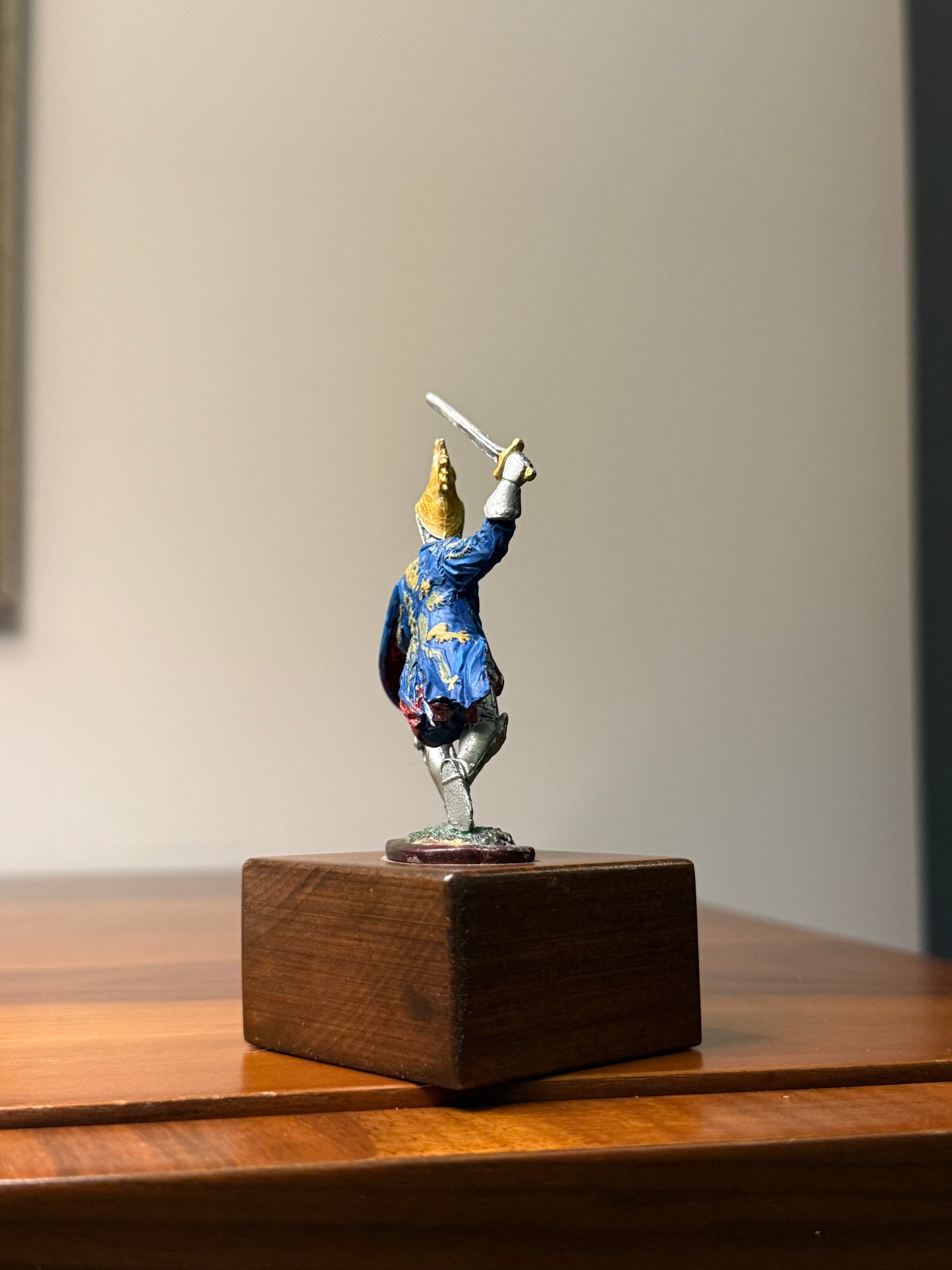 Burgundian Knight – Robert de Mamin (15th Century) Hand-Painted Miniature Figure – 54 mm