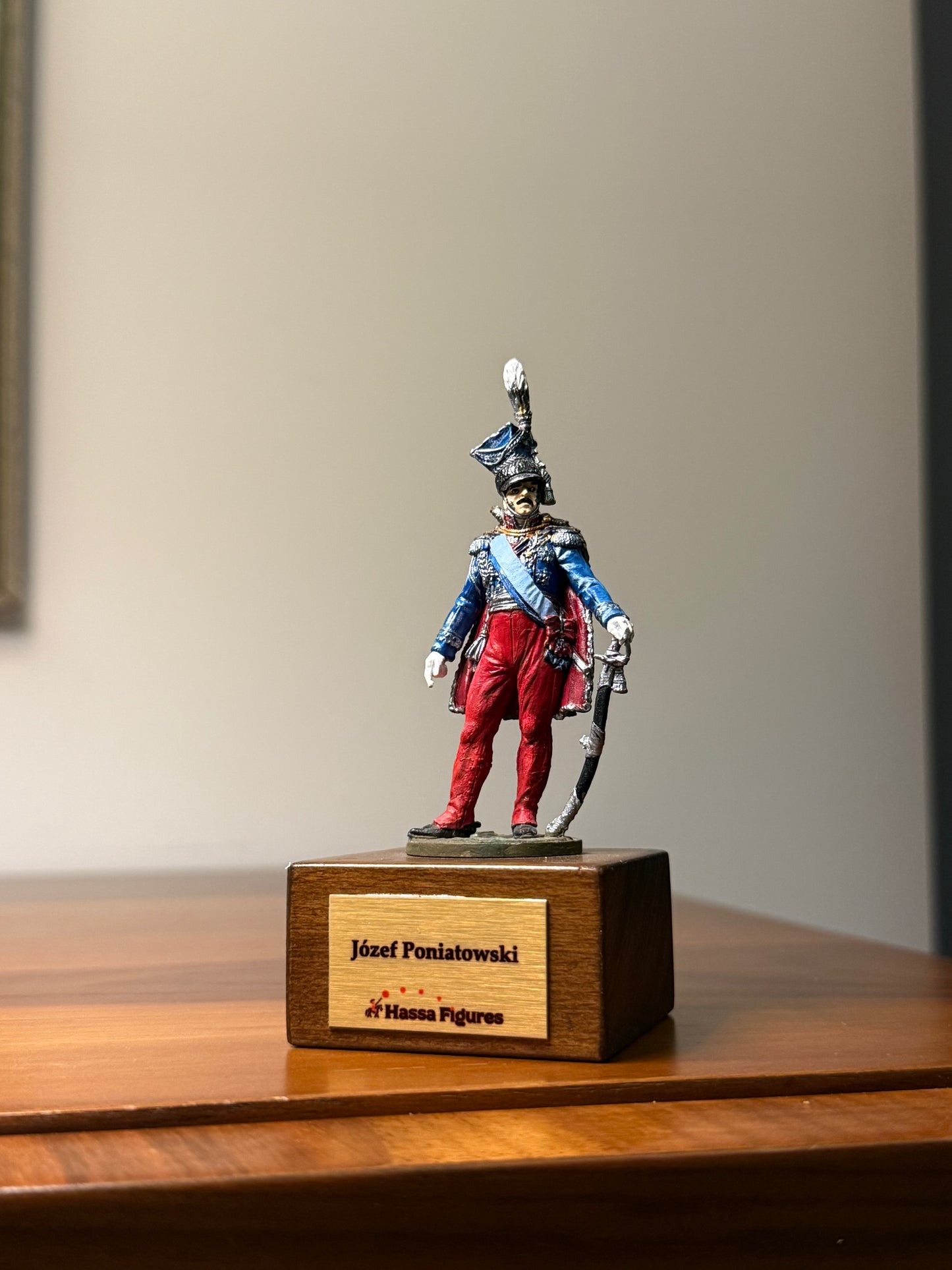 Prince Józef Poniatowski – Polish Marshal of France (Napoleonic Wars) Hand-Painted Miniature Figure – 54 mm