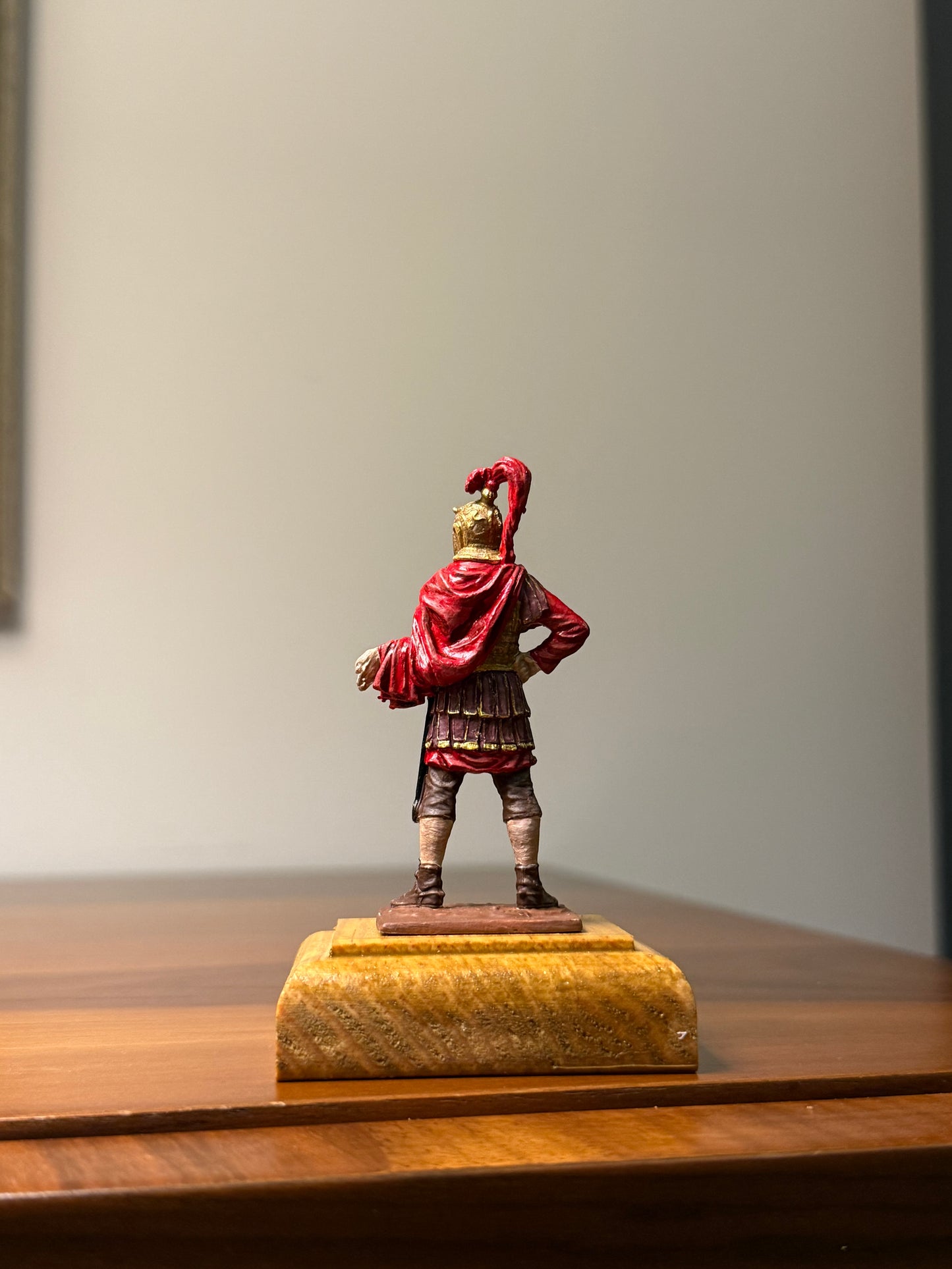 Roman Cavalry Officer – Imperial Eques Decurion (1st–2nd Century CE) Hand-Painted Miniature – 54 mm