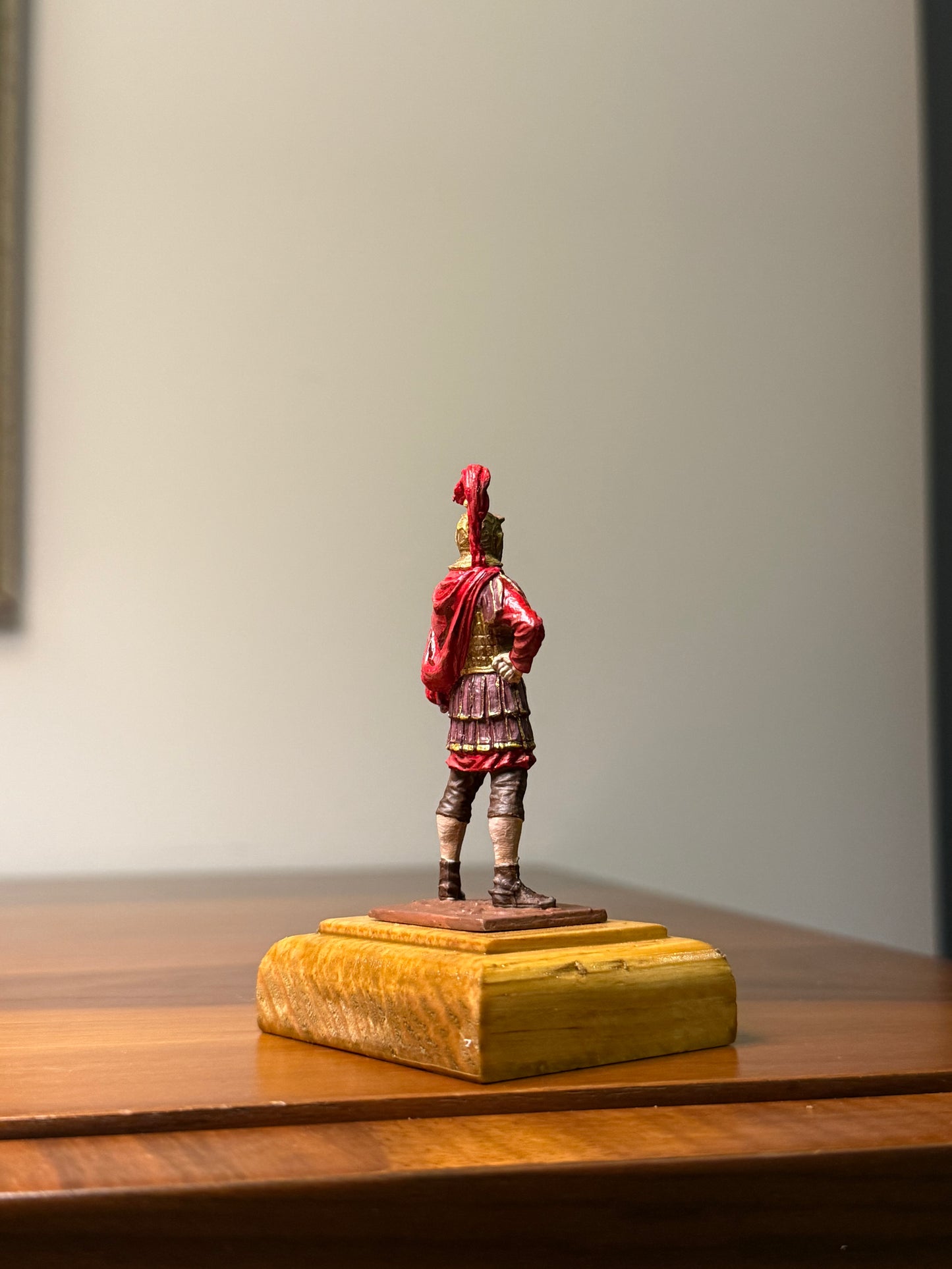 Roman Cavalry Officer – Imperial Eques Decurion (1st–2nd Century CE) Hand-Painted Miniature – 54 mm