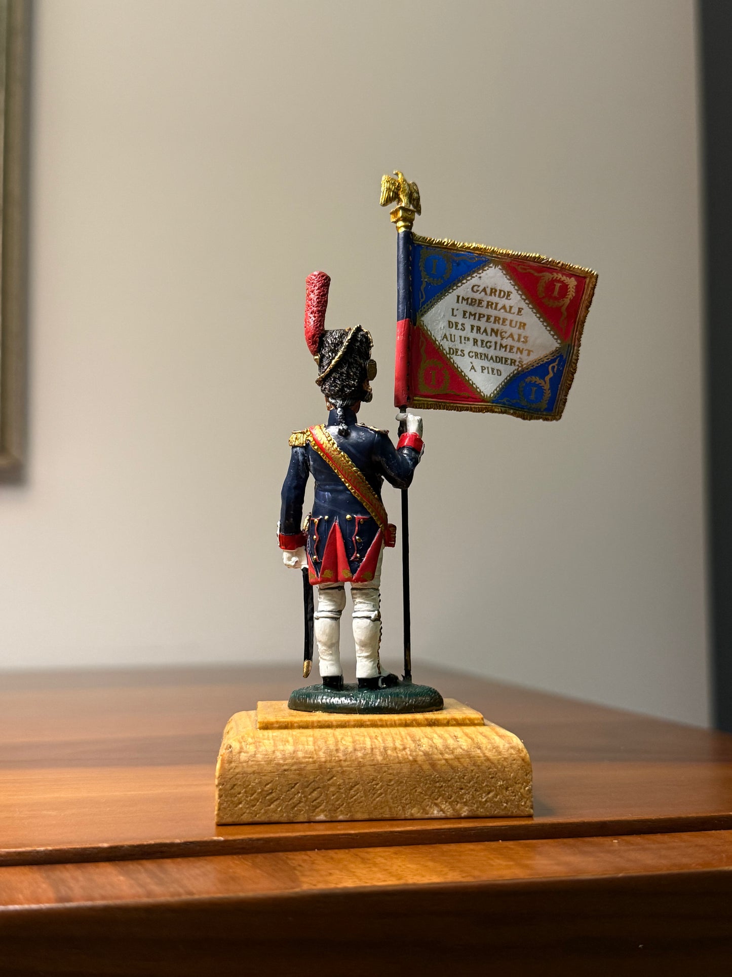 French Imperial Guard Grenadier – Napoleonic Wars (Pre-Painted Display Figure) – 54 mm