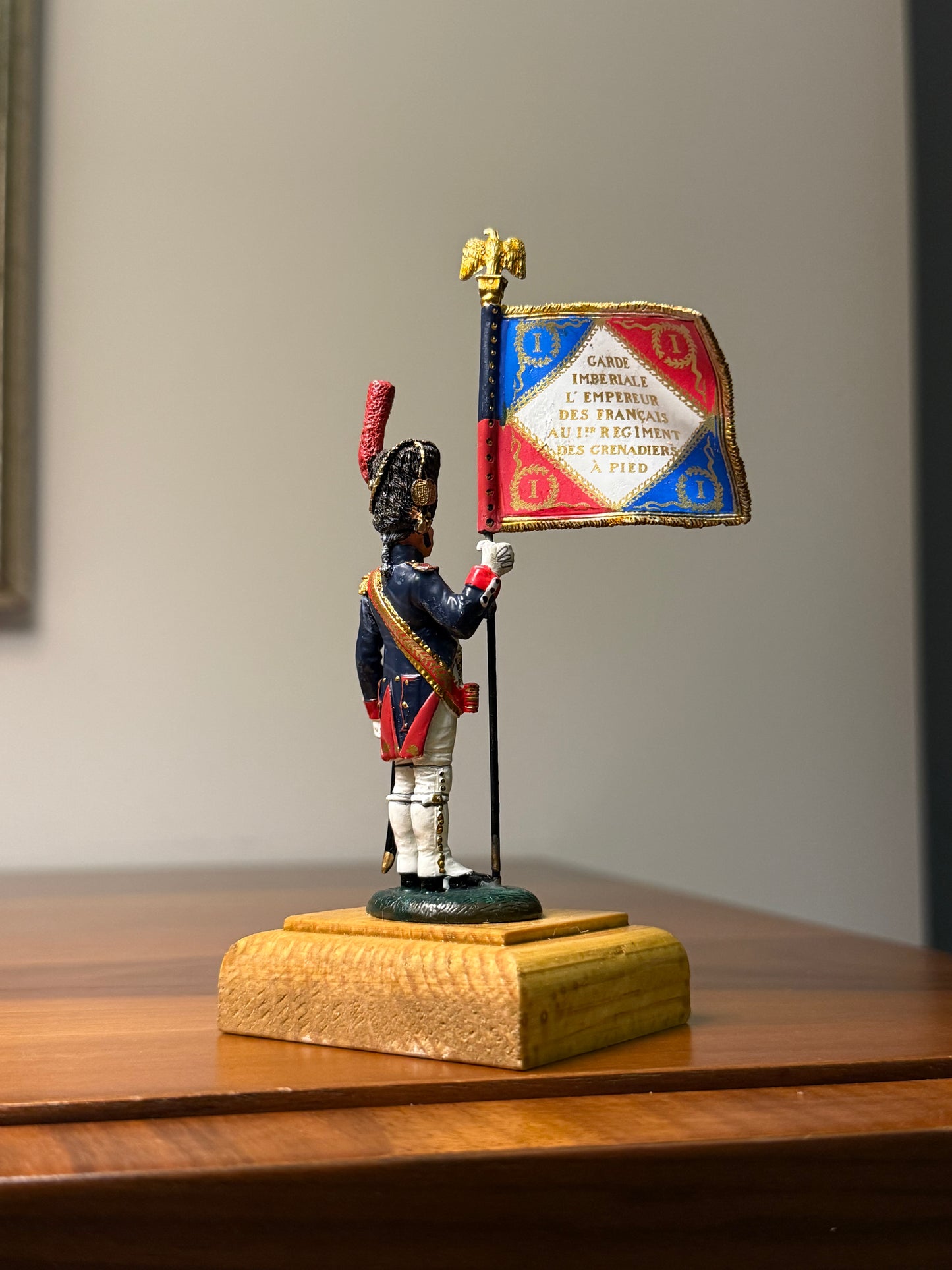 French Imperial Guard Grenadier – Napoleonic Wars (Pre-Painted Display Figure) – 54 mm