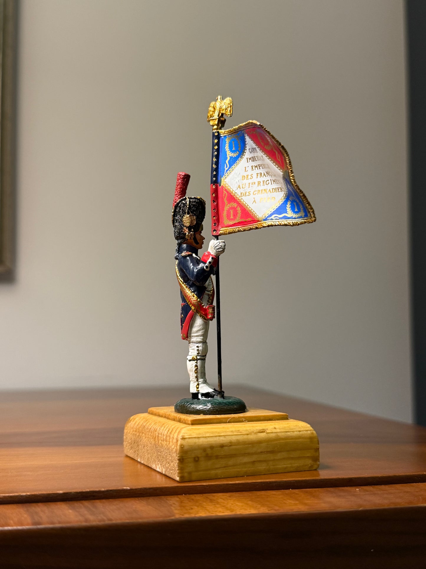 French Imperial Guard Grenadier – Napoleonic Wars (Pre-Painted Display Figure) – 54 mm