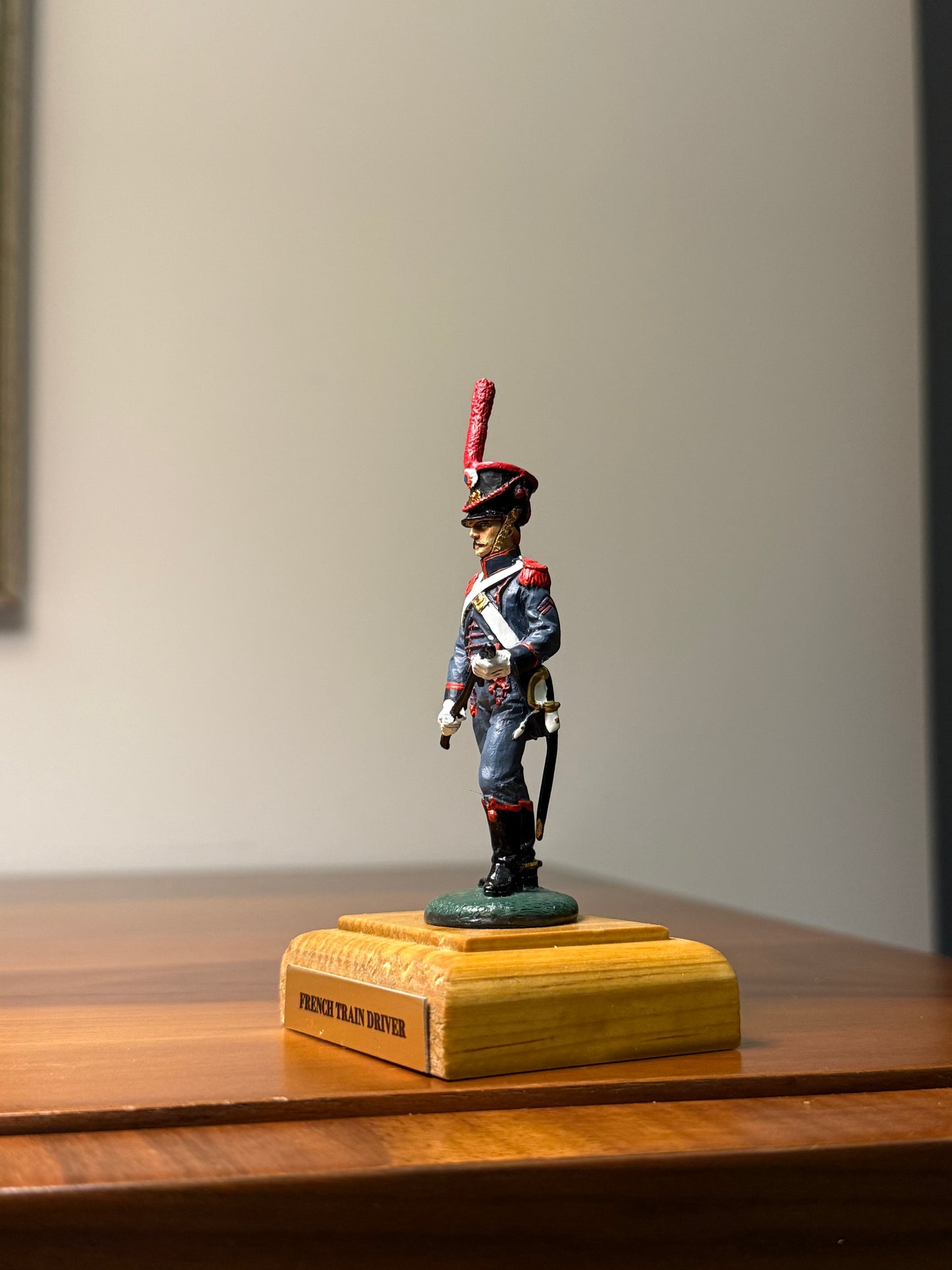 French Railway Locomotive Engineer – 19th/20th Century (Pre-Painted Display Figure) – 54 mm