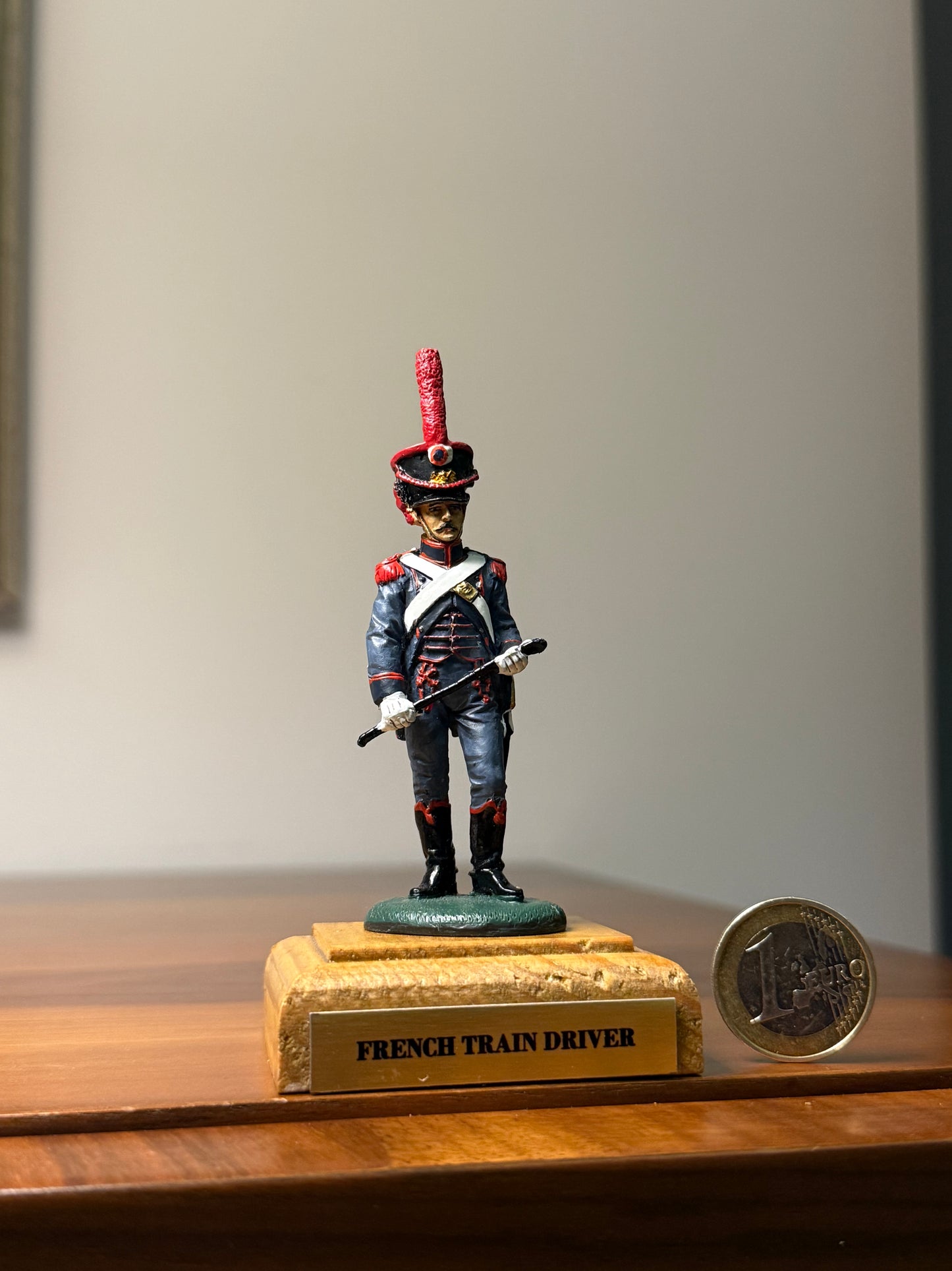 French Railway Locomotive Engineer – 19th/20th Century (Pre-Painted Display Figure) – 54 mm